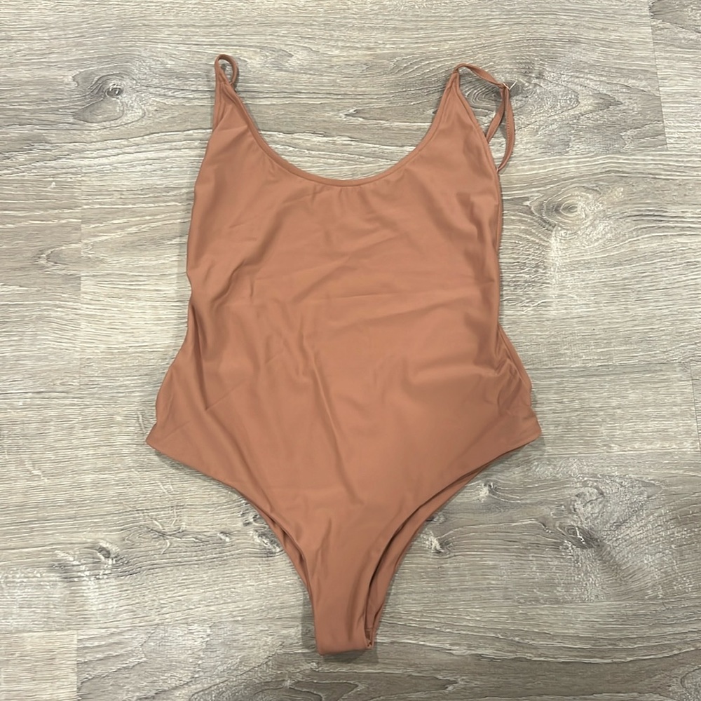 Makers of Dreams tan bodysuit
